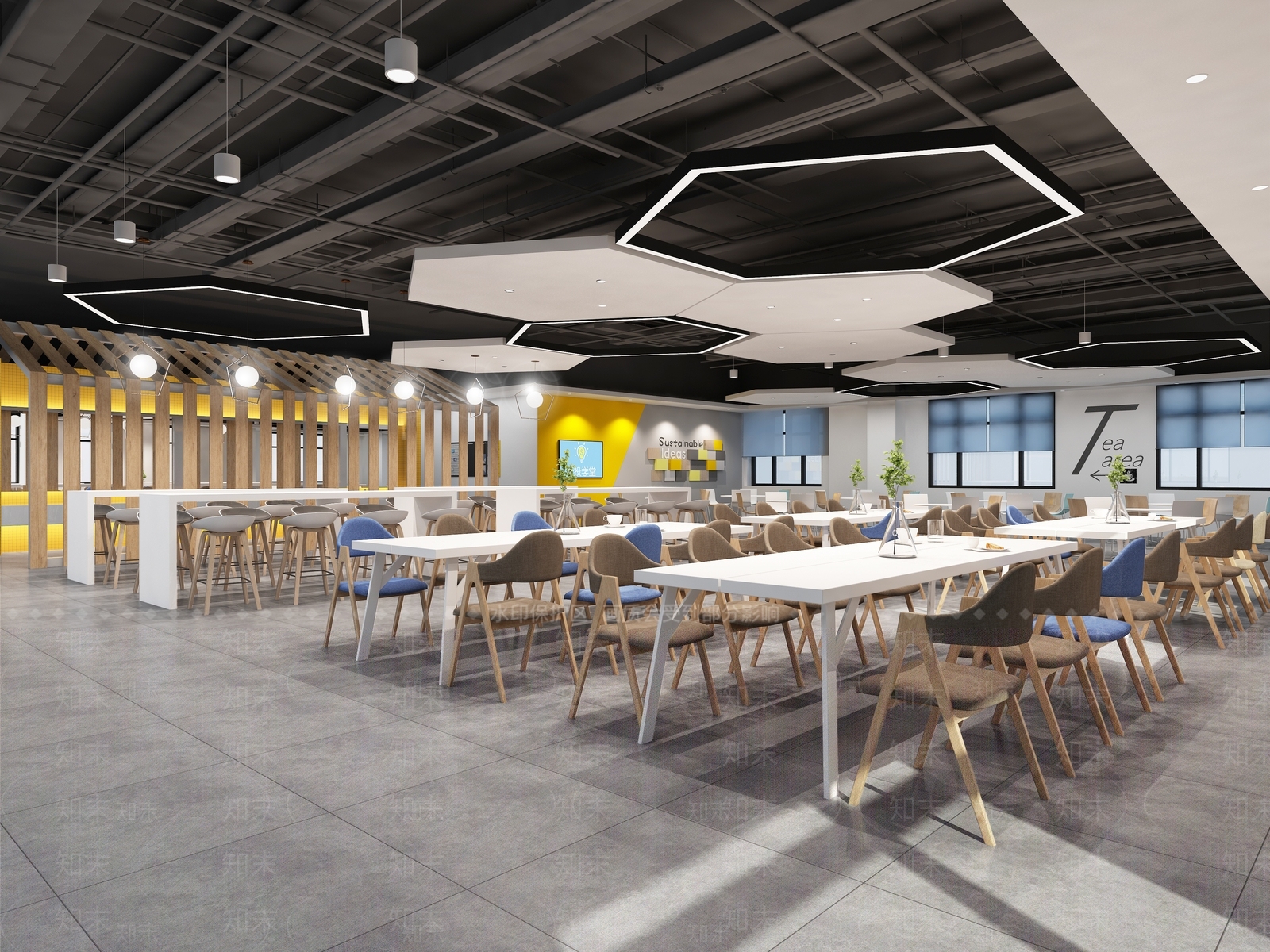 现代餐饮3D模型下载【ID:759607714】