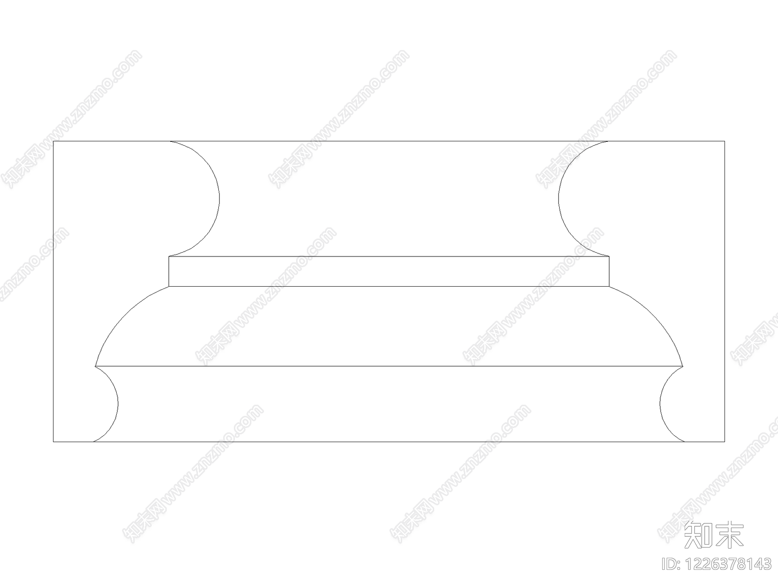 现代沙发CAD图纸