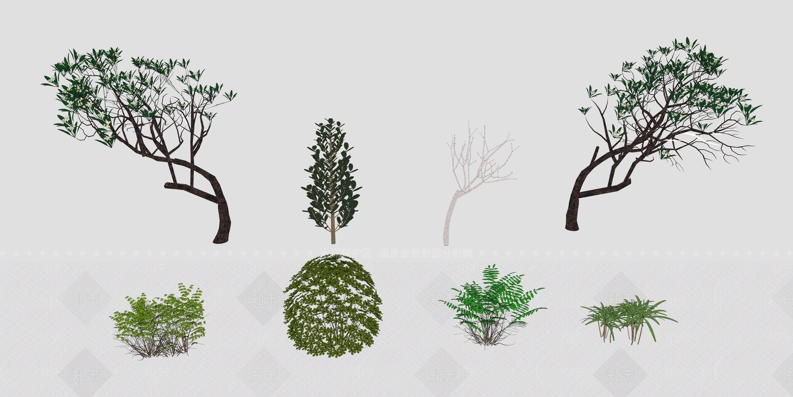 现代风格草堆SU模型下载【ID:359798730】