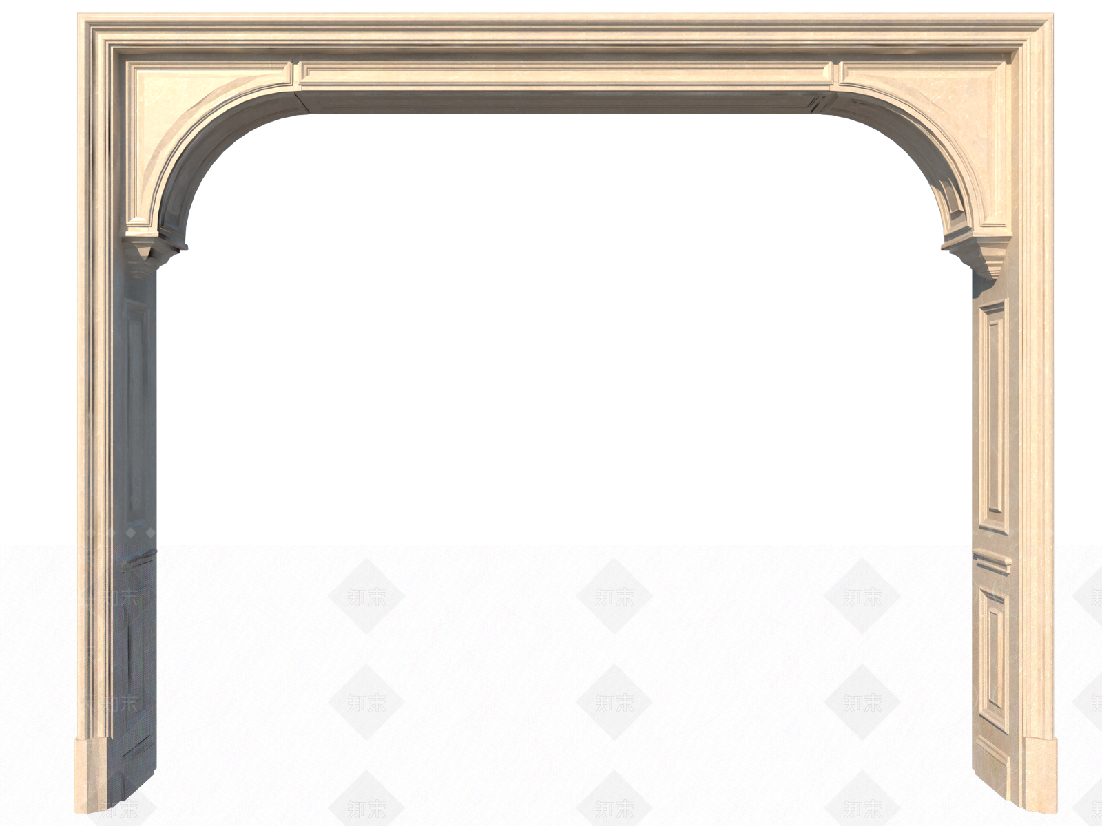 欧式风格门框SU模型下载【ID:659801991】