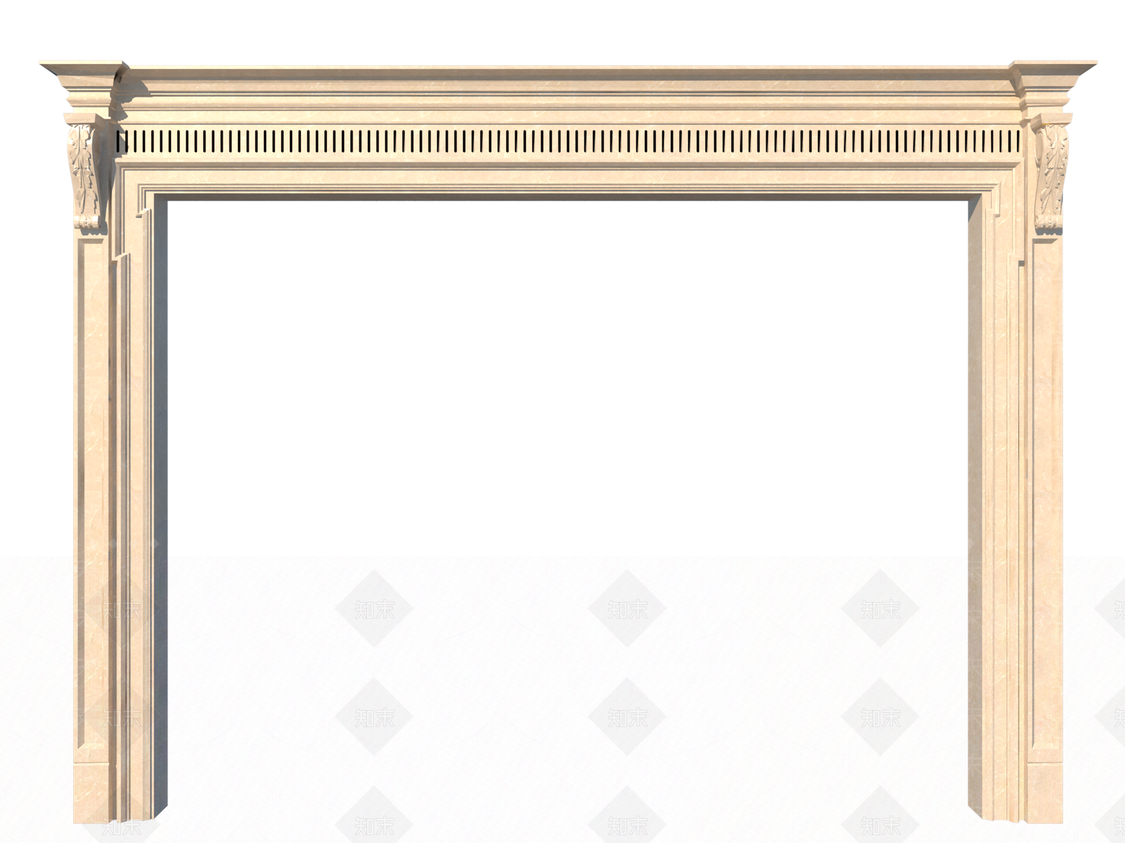 欧式风格门框SU模型下载【ID:659801992】