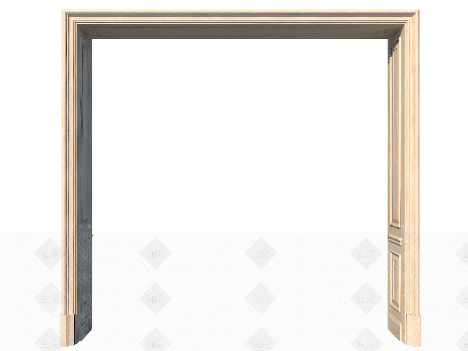 欧式风格门框SU模型下载【ID:659801995】