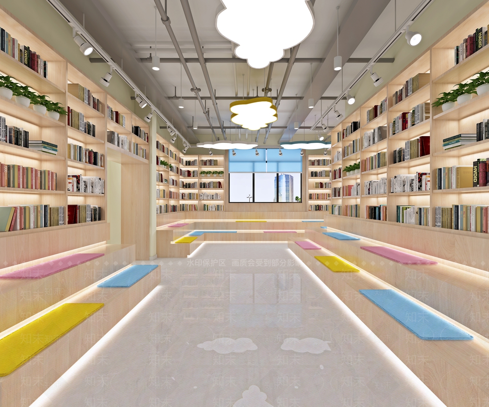 现代儿童书店3D模型下载【ID:959857796】