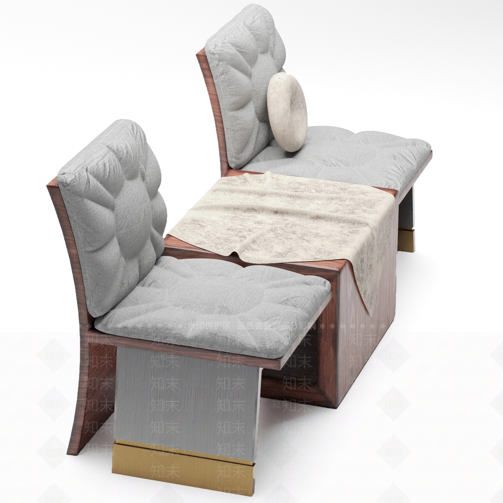 北欧简约椅子3D模型下载【ID:459984053】