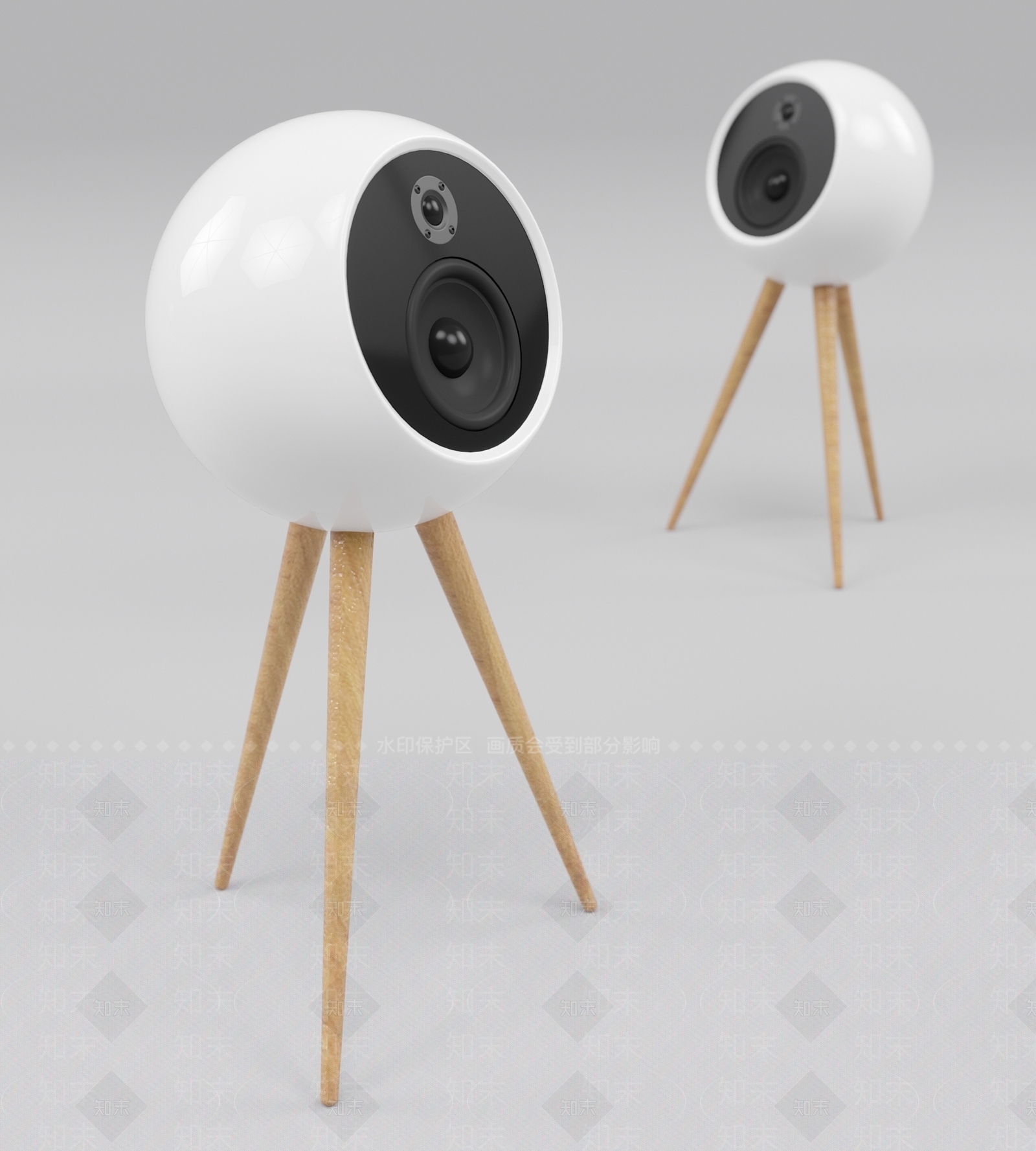 现代无线小音响3D模型下载【ID:360001183】