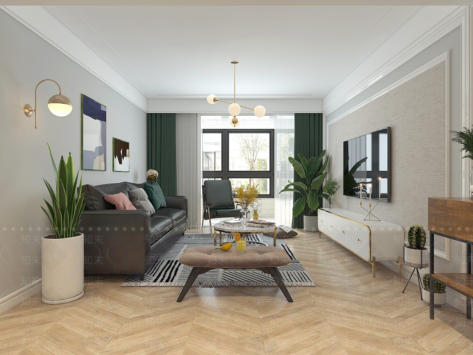 北欧家具3D模型下载【ID:860066388】