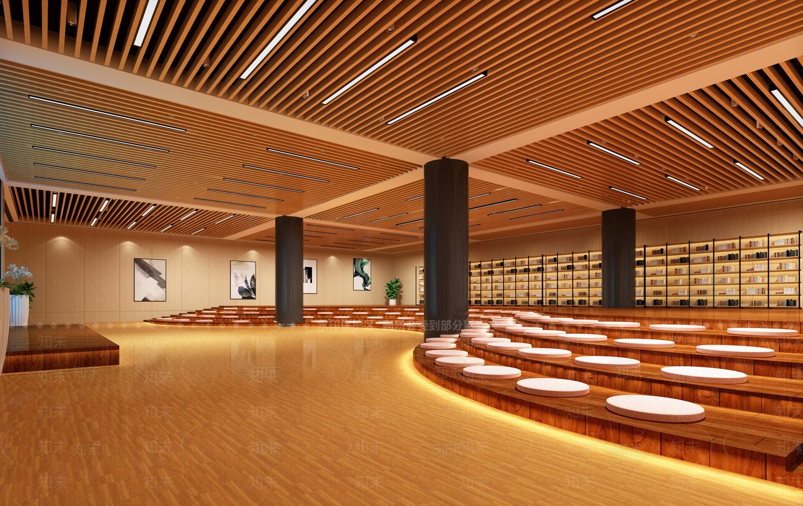 现代活动室3D模型下载【ID:960182950】