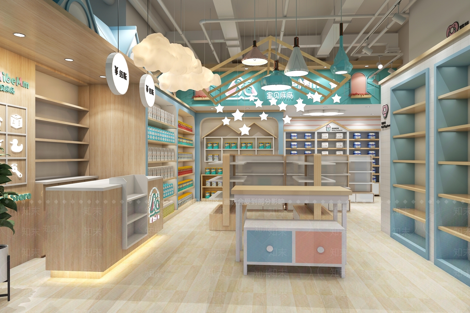 现代母婴店3D模型下载【ID:260320234】
