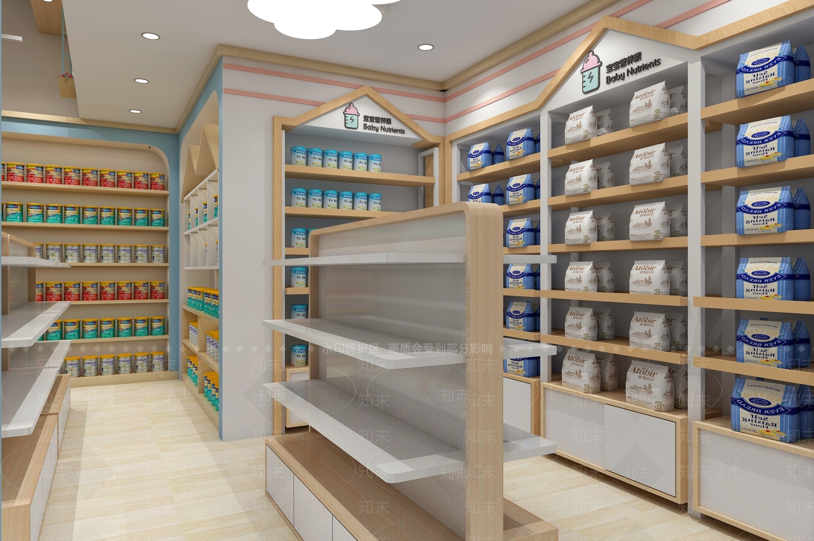 现代母婴店3D模型下载【ID:260320234】