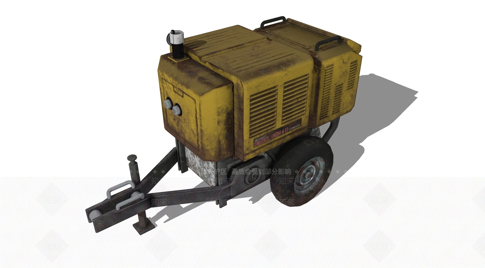 现代风格拖拉机SU模型下载【ID:260384560】