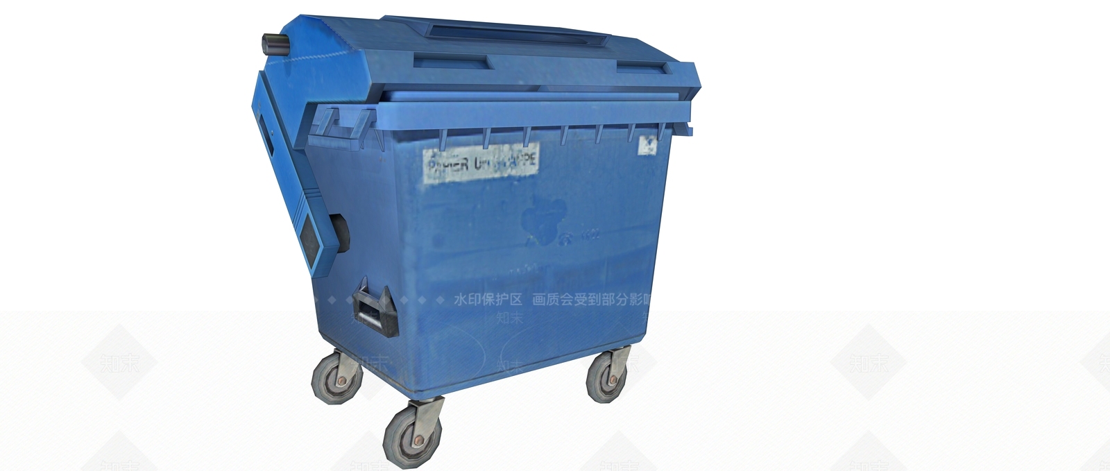 现代风格垃圾桶SU模型下载【ID:360449050】