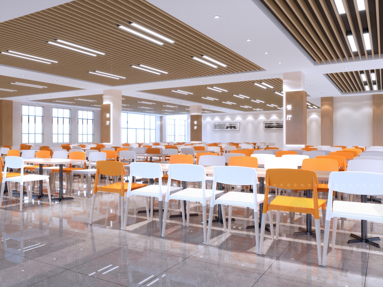 现代餐厅3D模型下载【ID:360485902】
