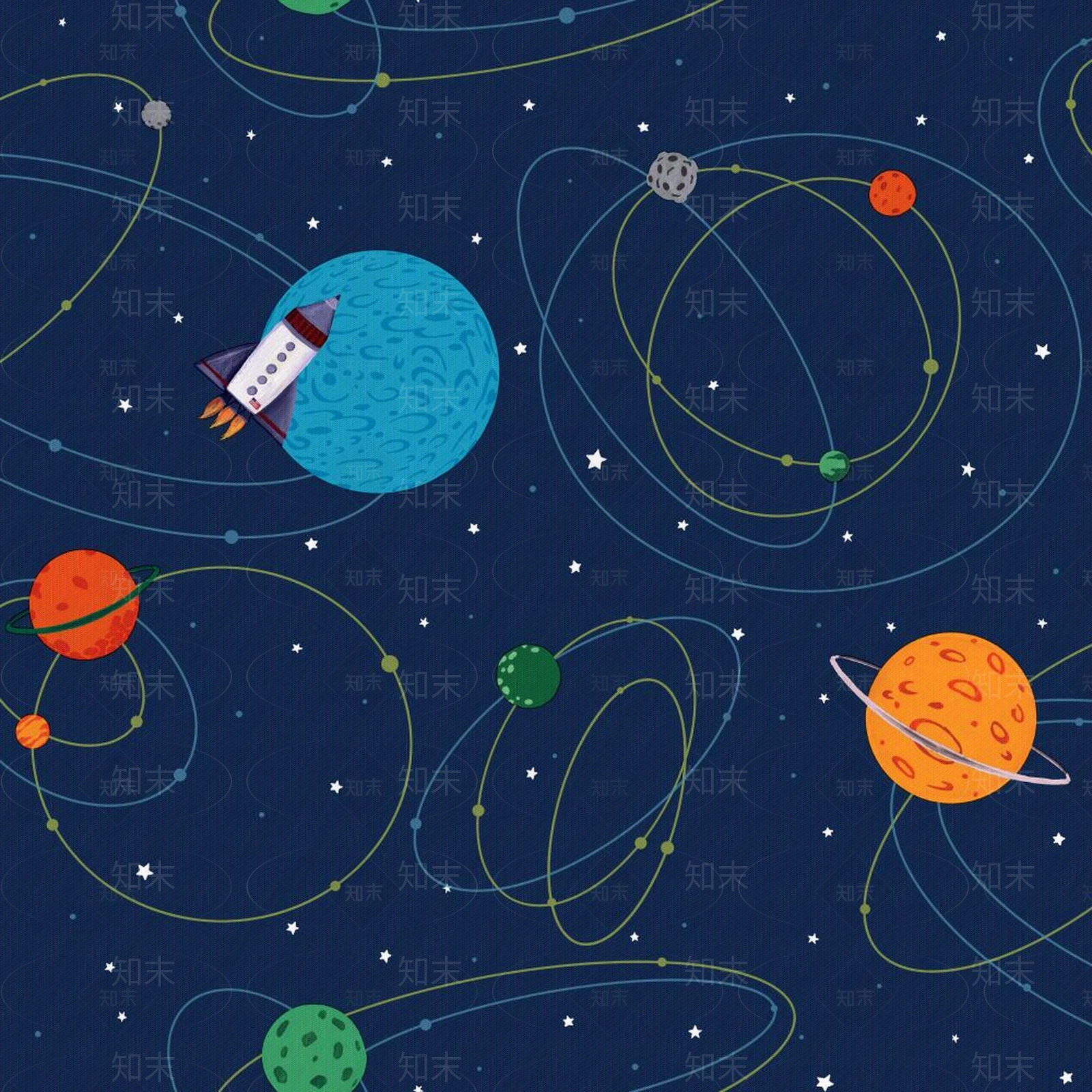 儿童房壁纸贴图下载【ID:960503278】