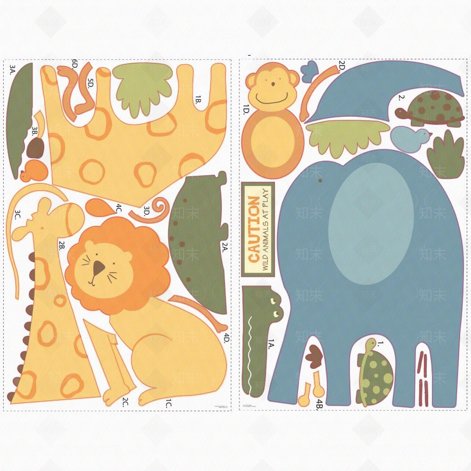 儿童房壁纸贴图下载【ID:960504257】