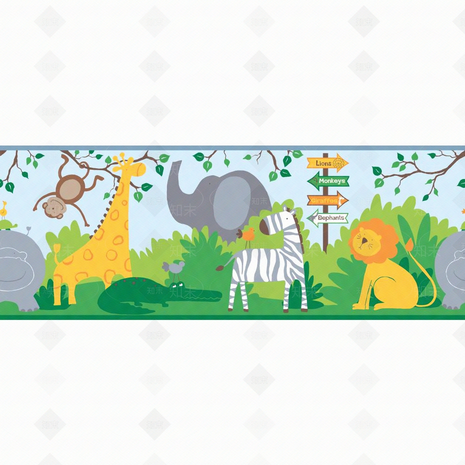 儿童房壁纸贴图下载【ID:960505269】