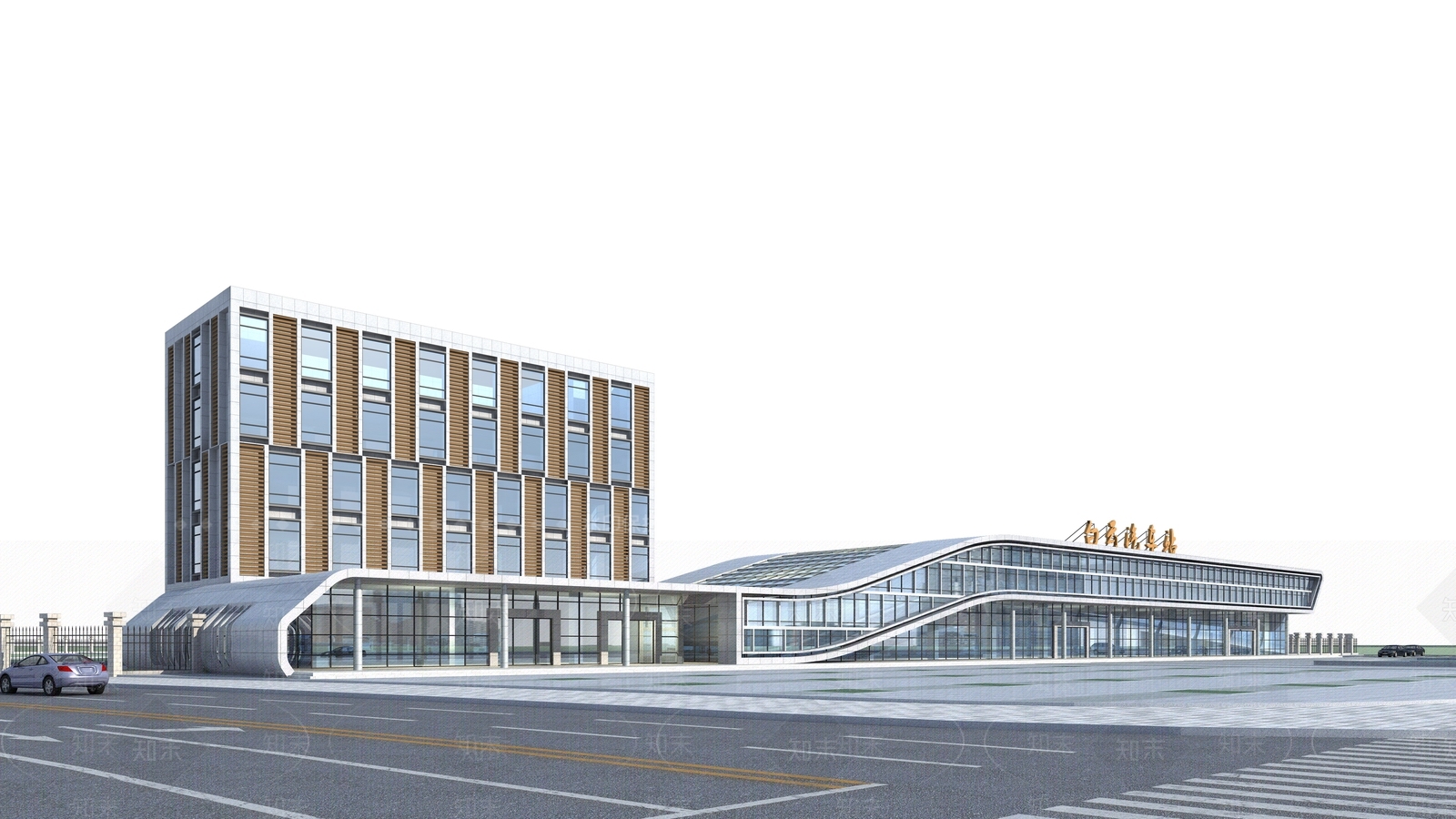 现代机场车站3D模型下载【ID:460634892】