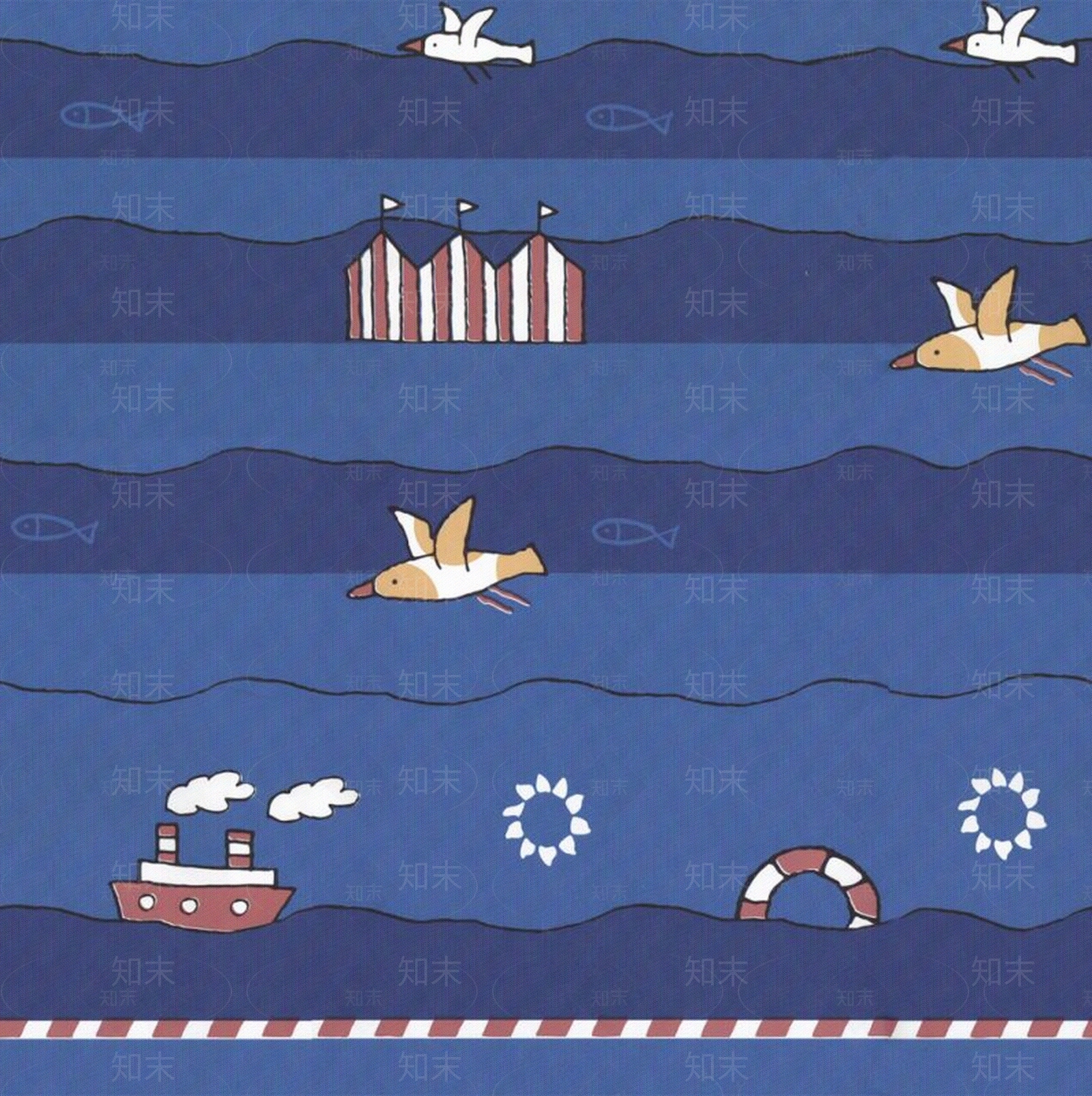 现代风格儿童壁纸贴图下载【ID:960641211】