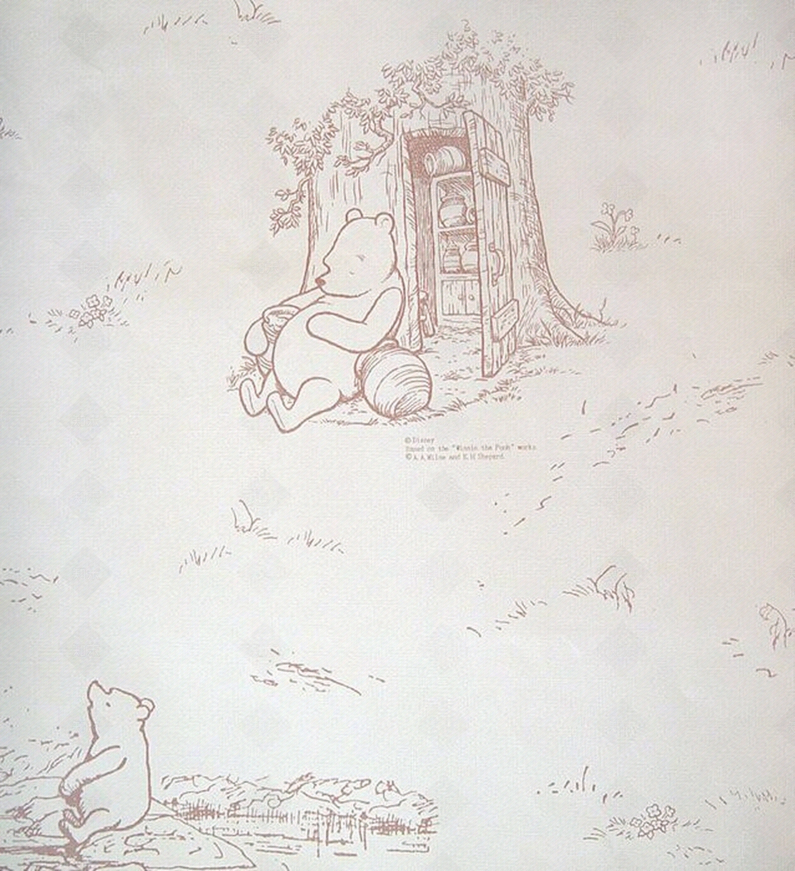 现代风格儿童壁纸贴图下载【ID:960642252】