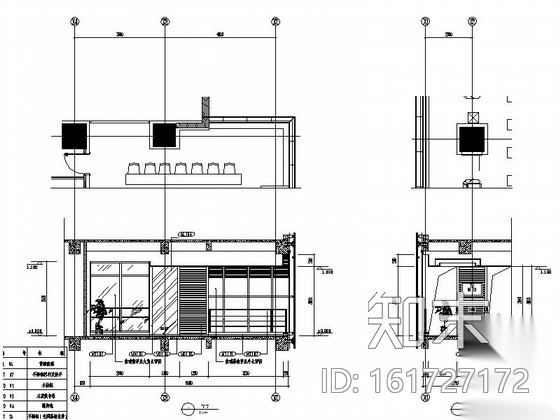 大会议前厅室内装饰装修图cad施工图下载【ID:161727172】