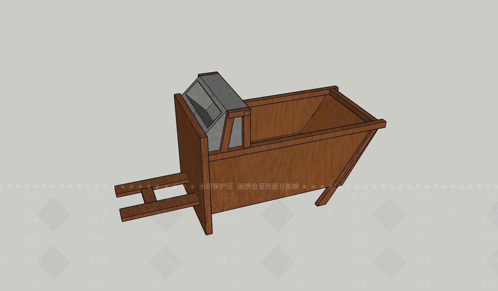 中式风格稻谷机SU模型下载【ID:360664973】