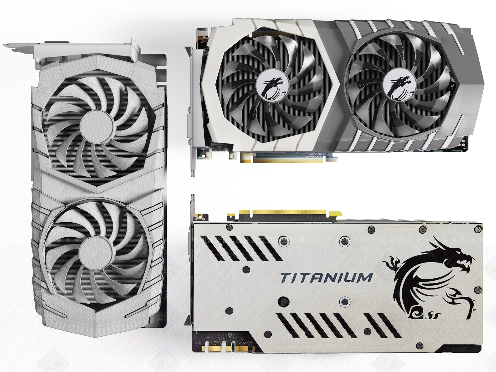 现代游戏显卡3D模型下载【ID:460696048】