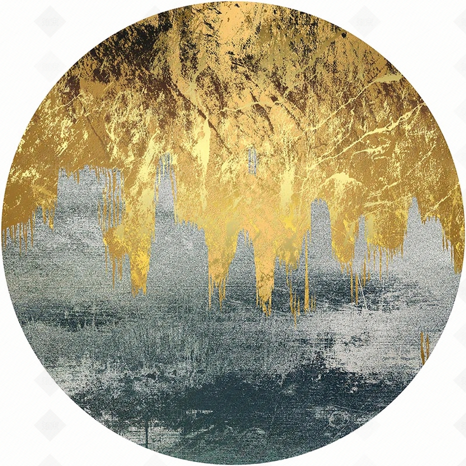 新中式壁纸壁画装饰画贴图下载【ID:360855865】