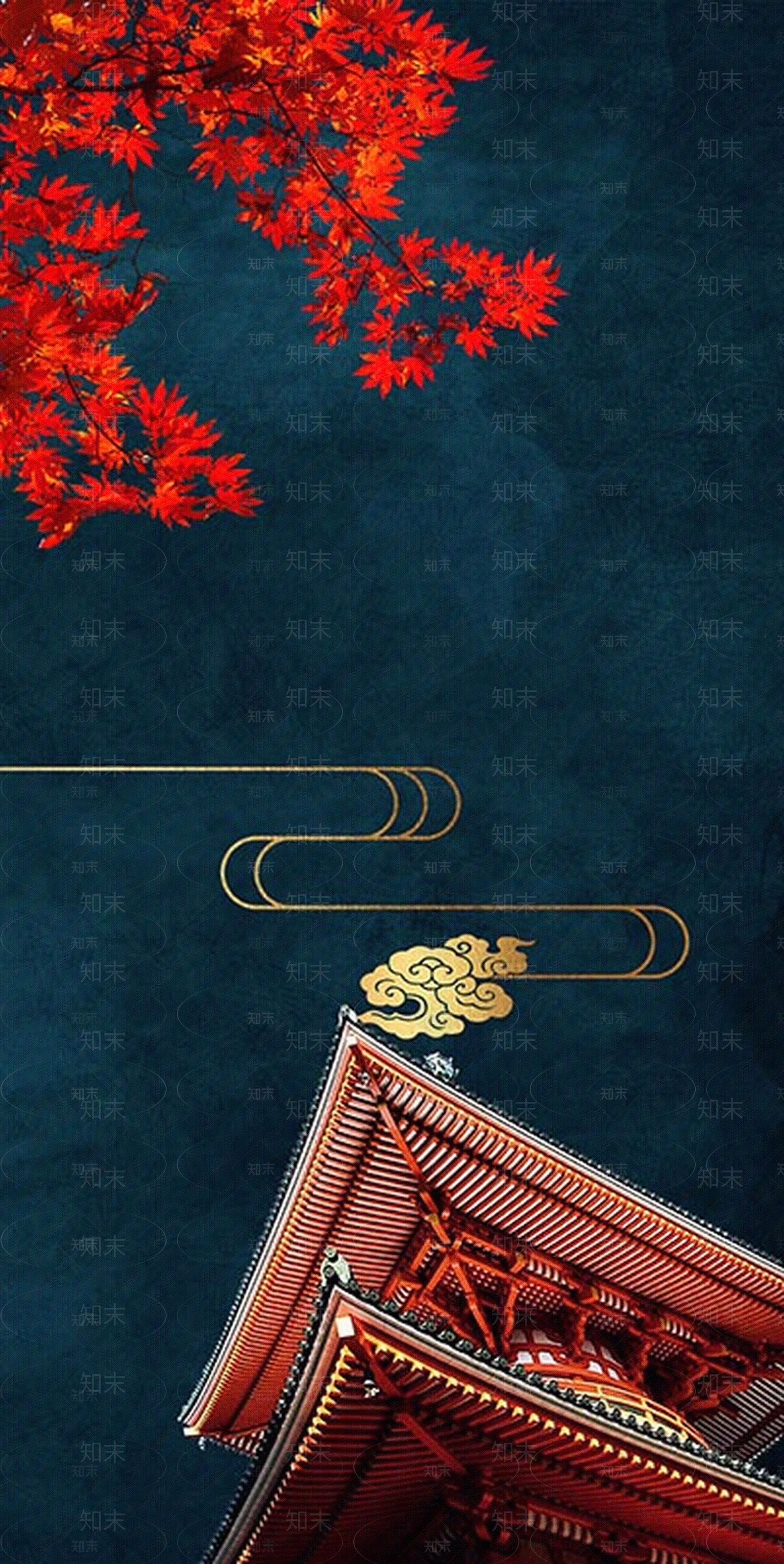 新中式壁纸壁画装饰画贴图下载【ID:360858841】