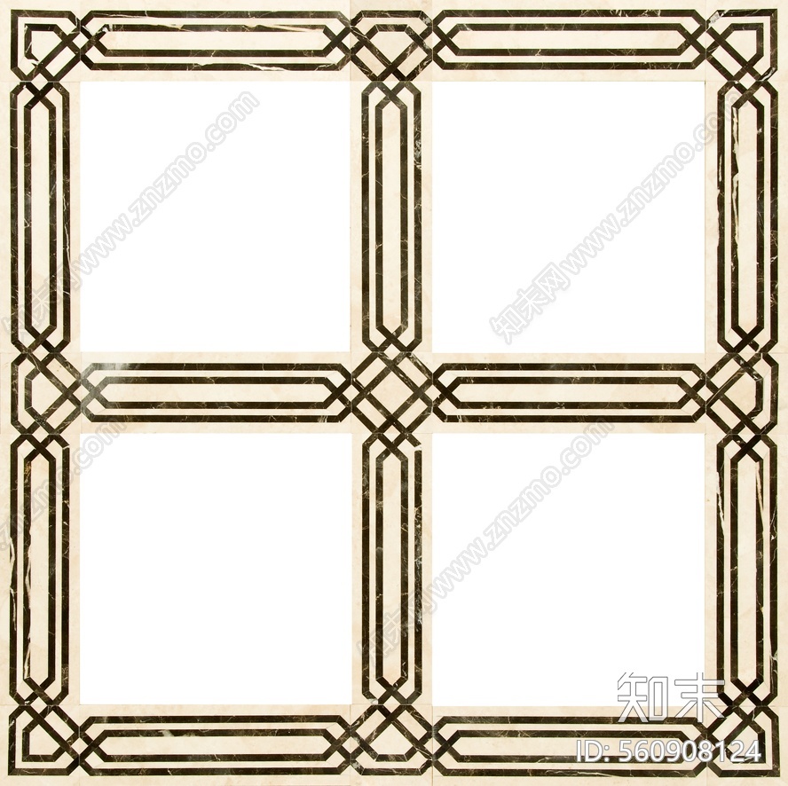地面波打线拼花大理石贴图下载【ID:560908124】