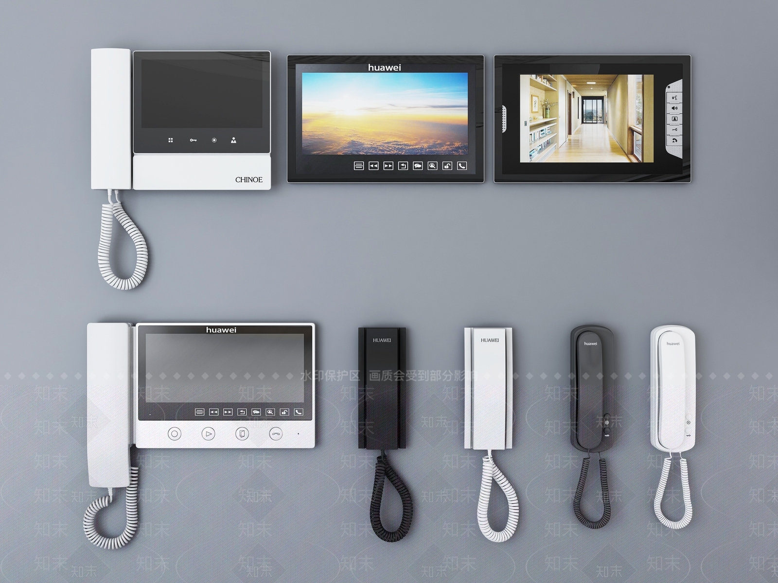 现代可视电话3D模型下载【ID:461299047】