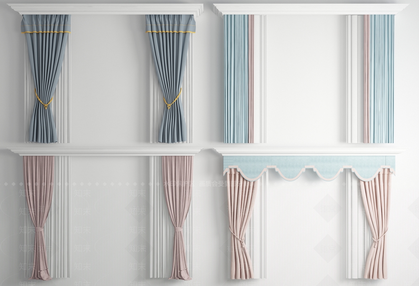 北欧儿童房3D模型下载【ID:361308808】