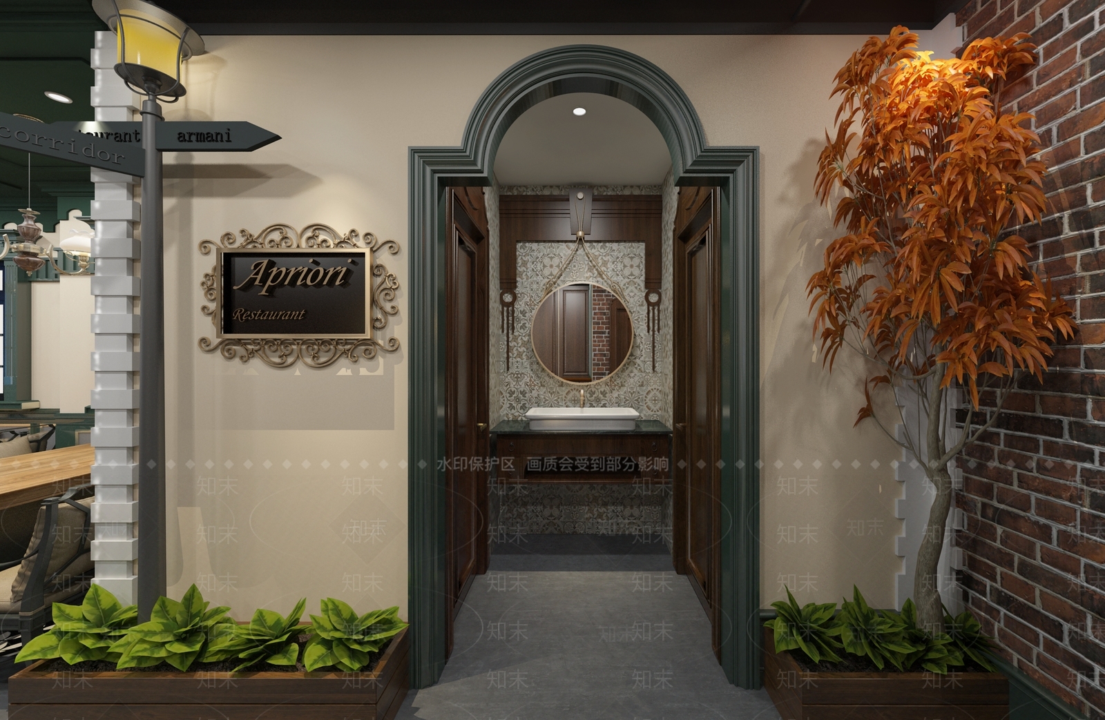 欧式古典烤肉店3D模型下载【ID:761514958】