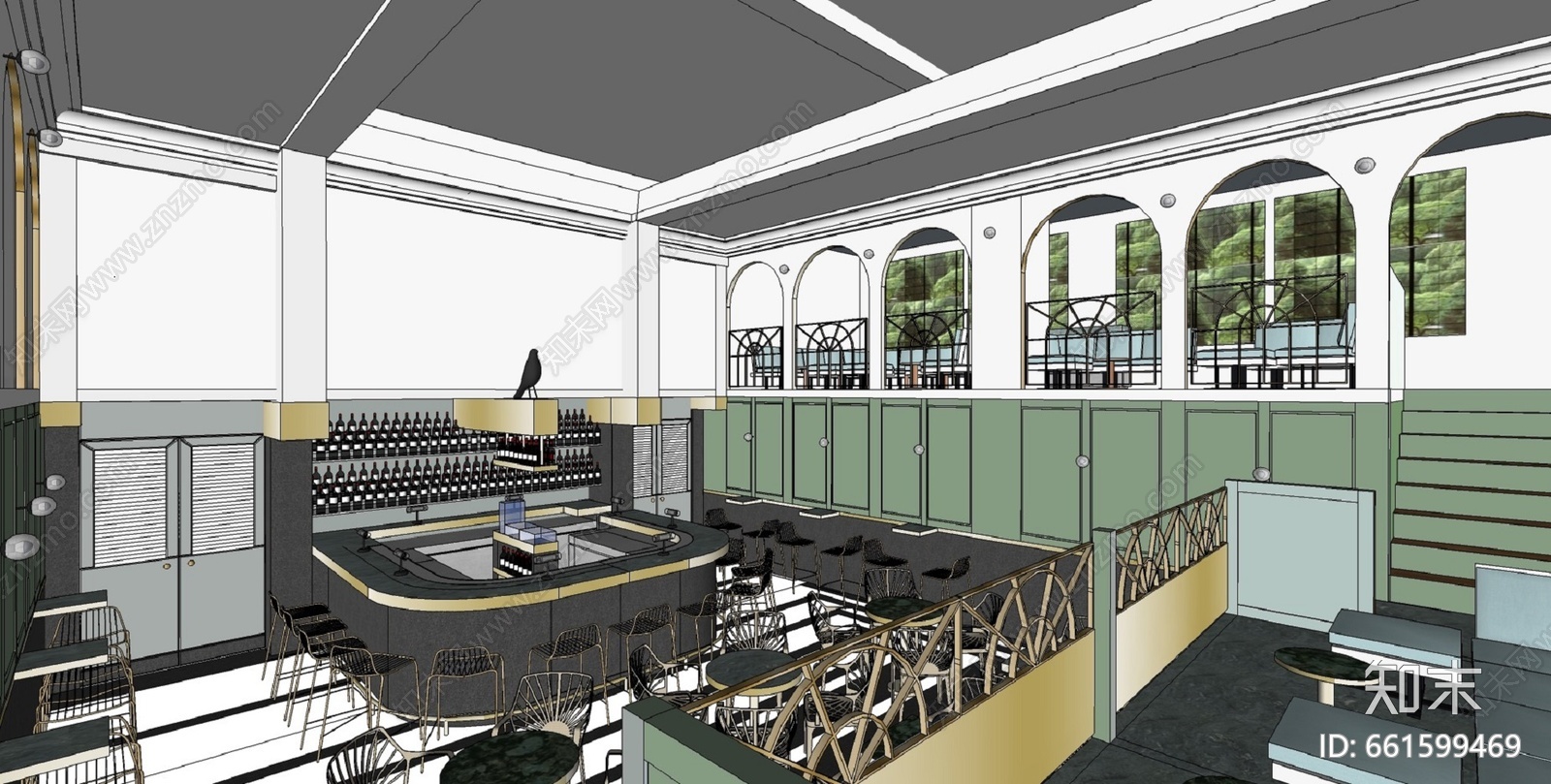 北京三里屯酒吧施工图下载【ID:661599469】