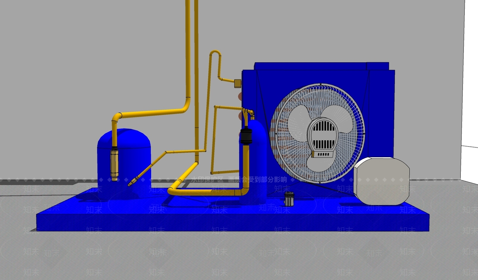 现代风格风力发电机SU模型下载【ID:761643275】