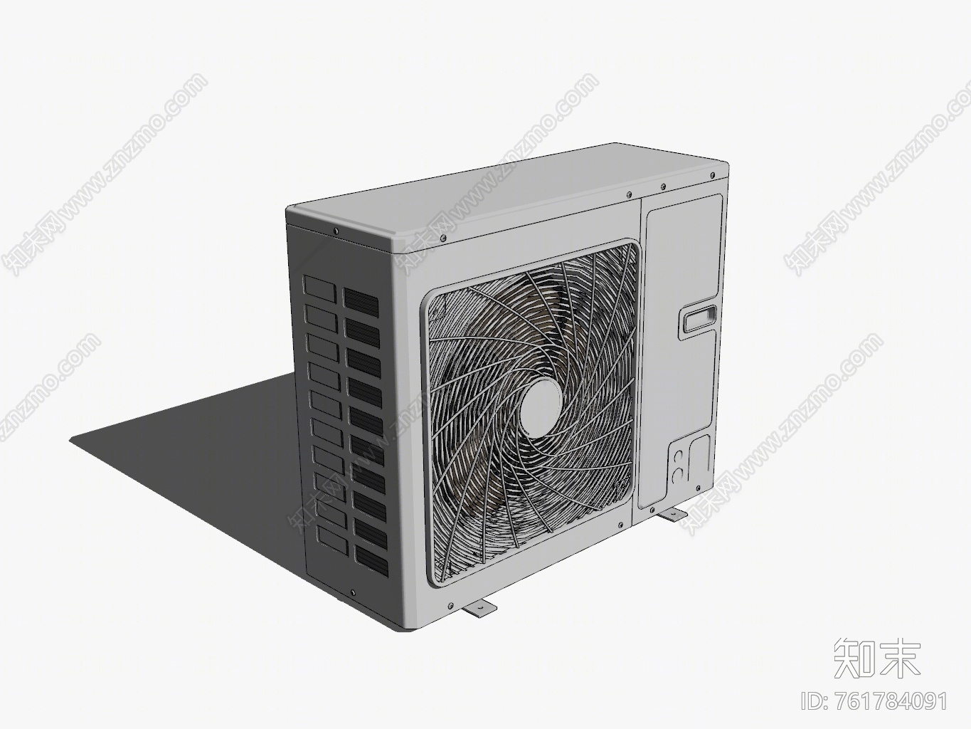 现代风格空调SU模型下载【ID:761784091】