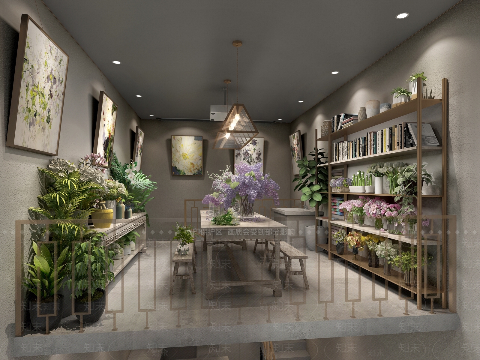 现代花店3D模型下载【ID:562033117】