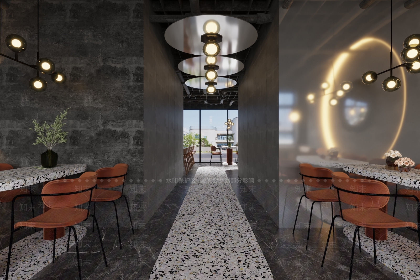 工业风自助餐厅3D模型下载【ID:762038912】