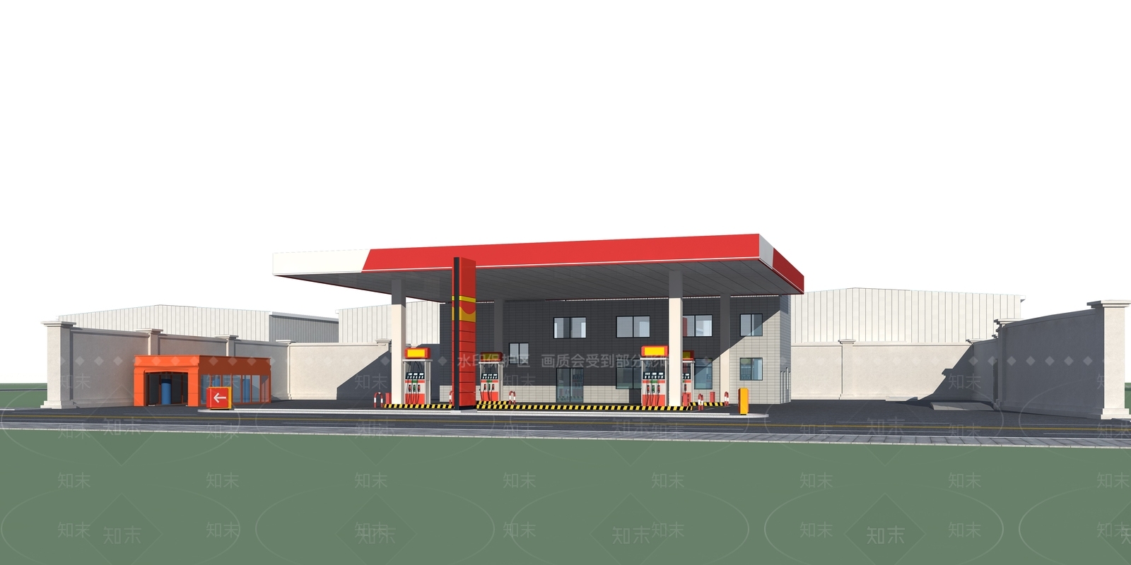 现代公建3D模型下载【ID:462073984】