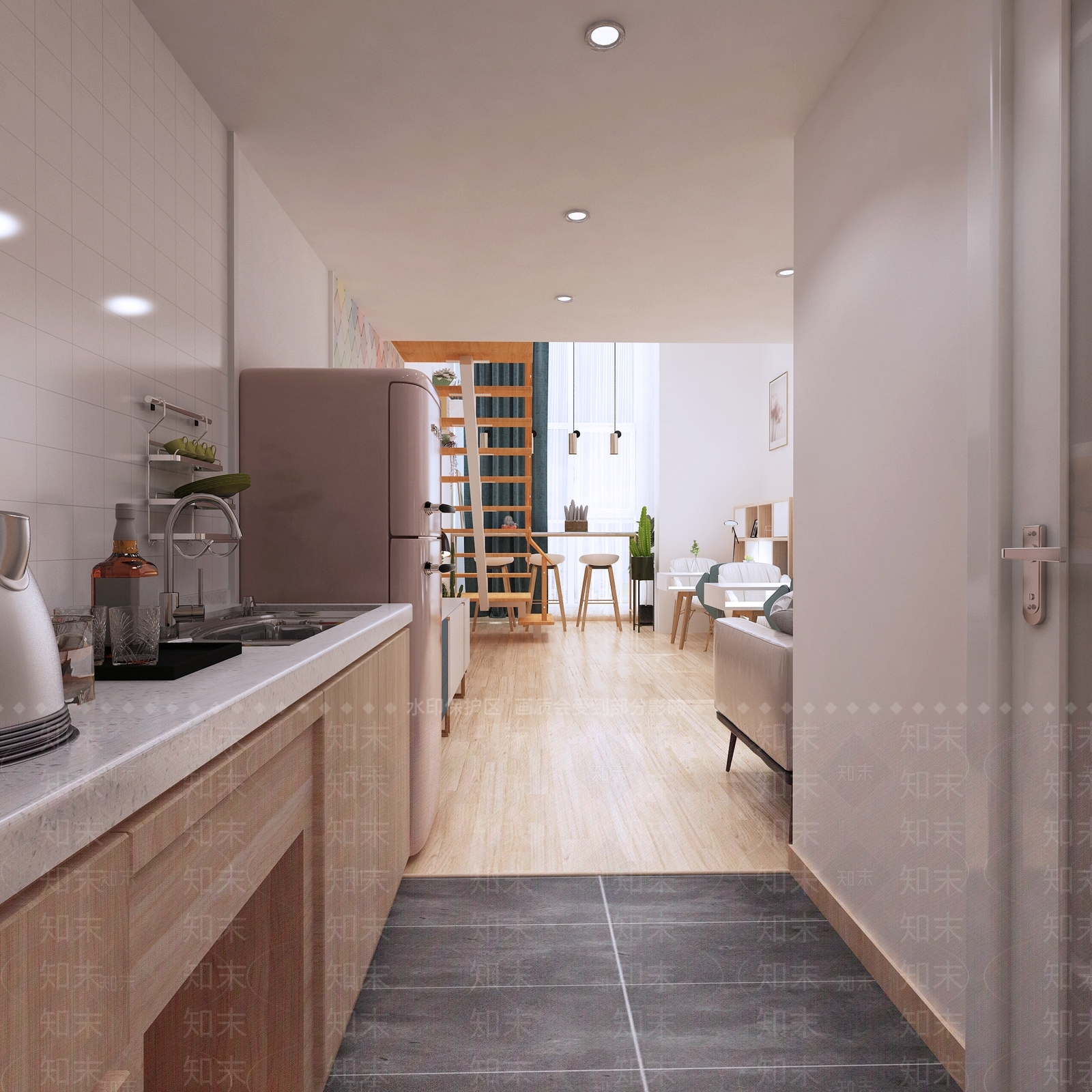 现代美甲店3D模型下载【ID:262197070】