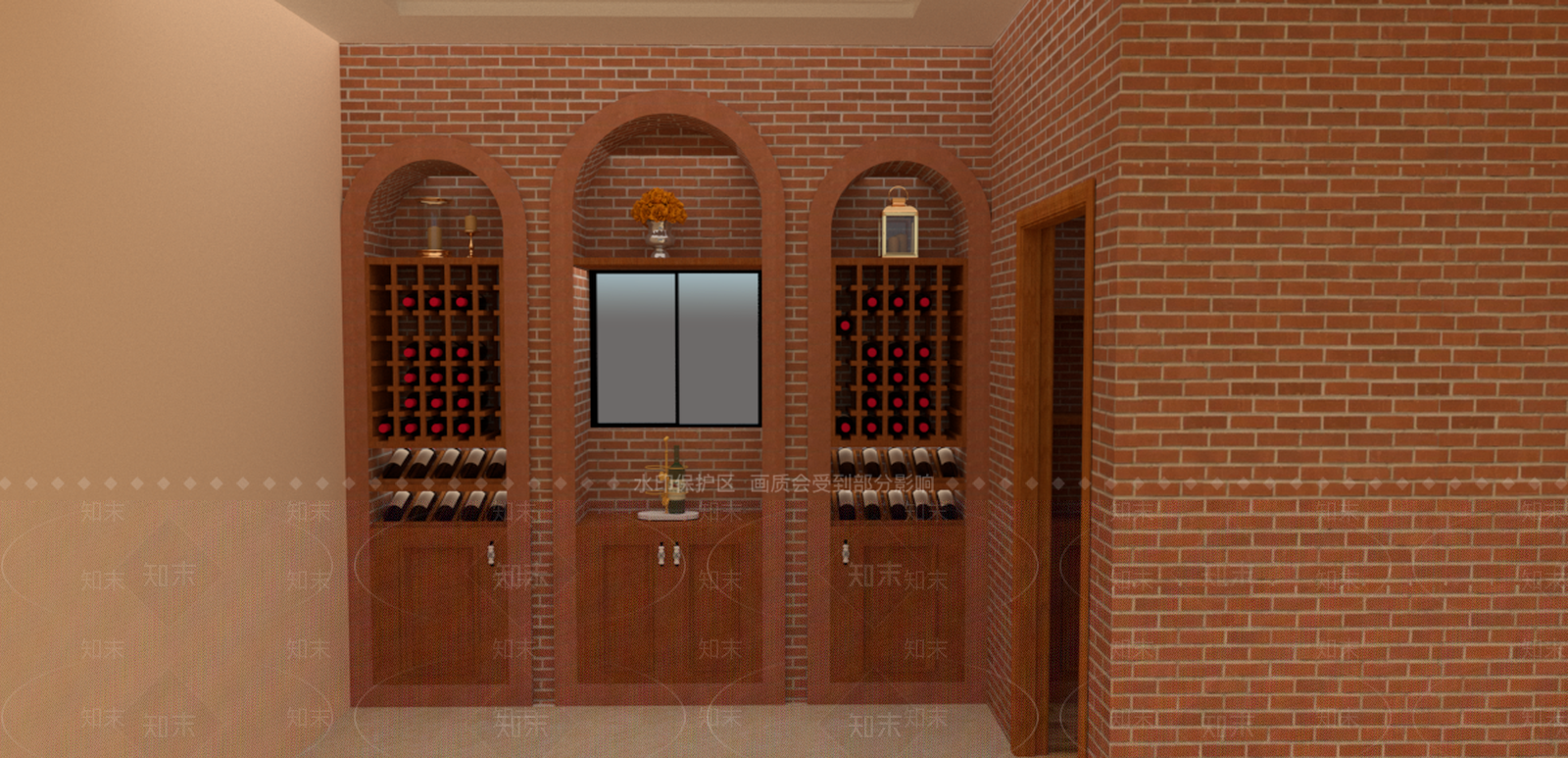 美式风格酒窖SU模型下载【ID:662199158】