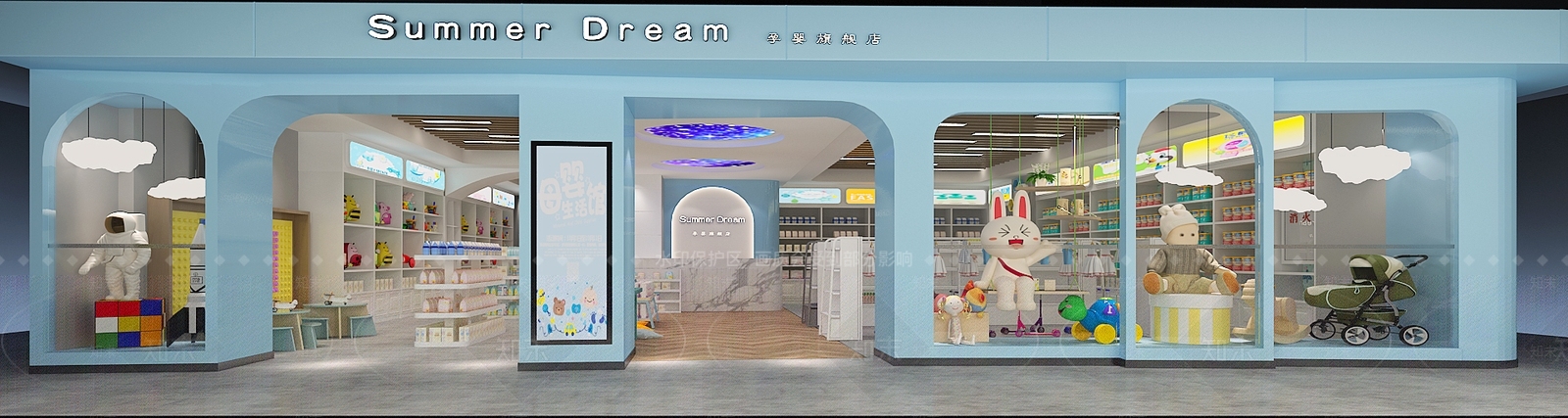 现代母婴店3D模型下载【ID:262315221】