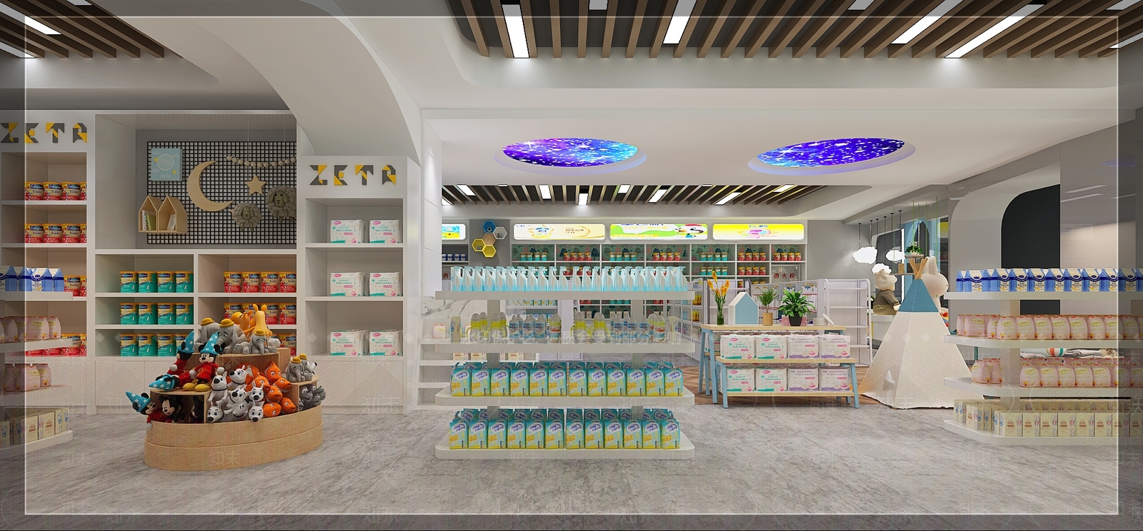 现代母婴店3D模型下载【ID:262315221】