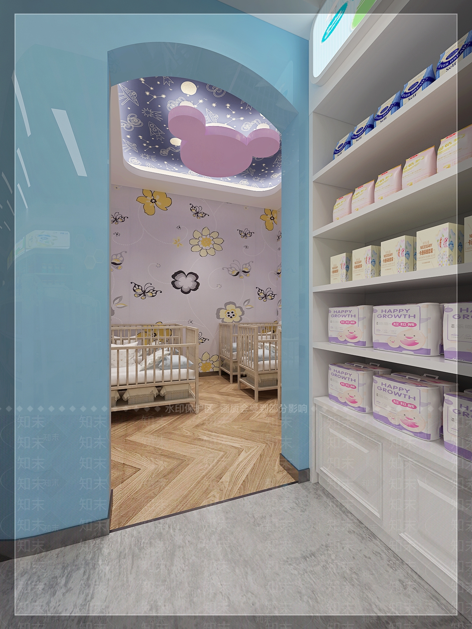 现代母婴店3D模型下载【ID:262315221】