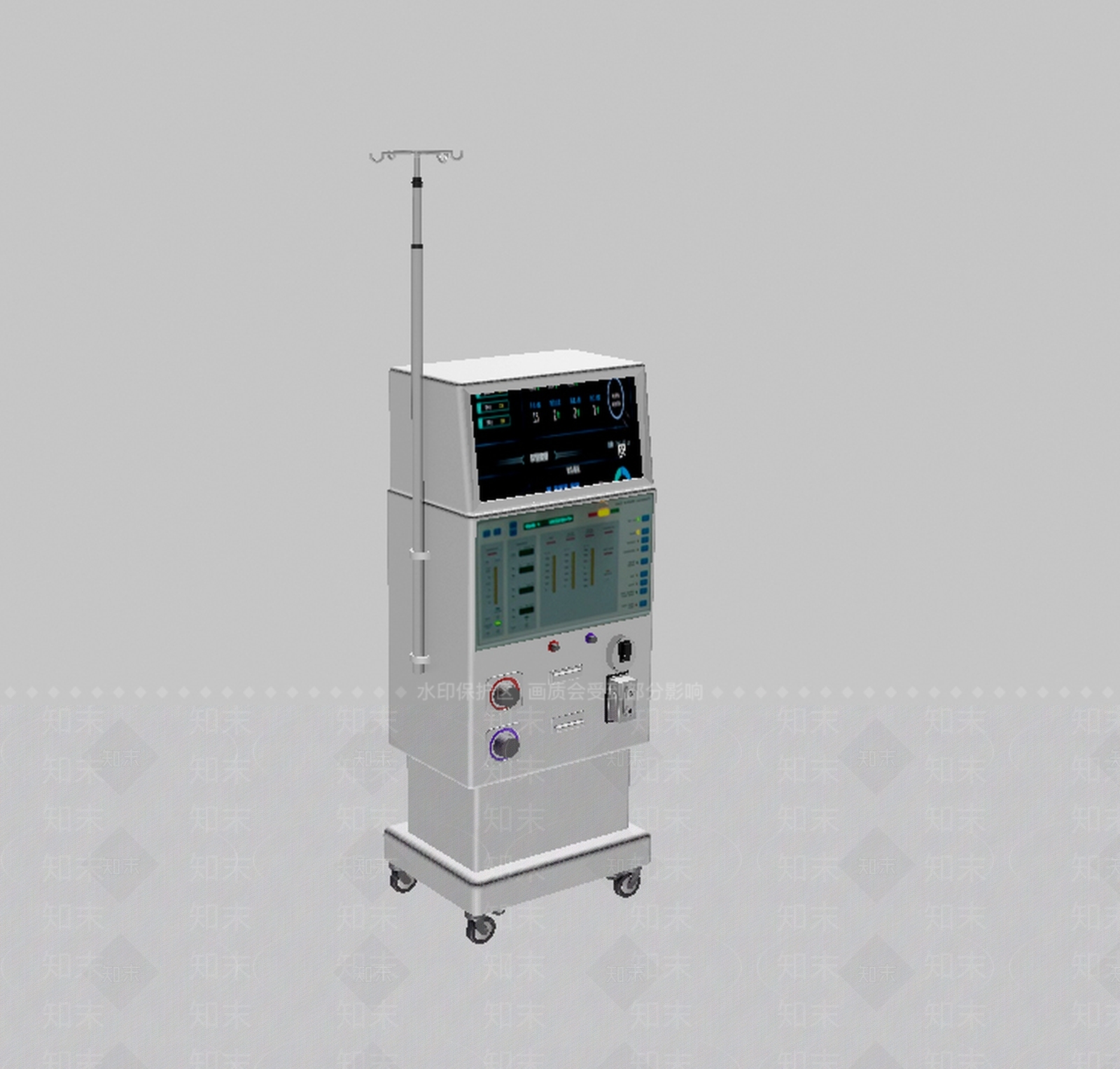 现代治疗仪3D模型下载【ID:862419404】