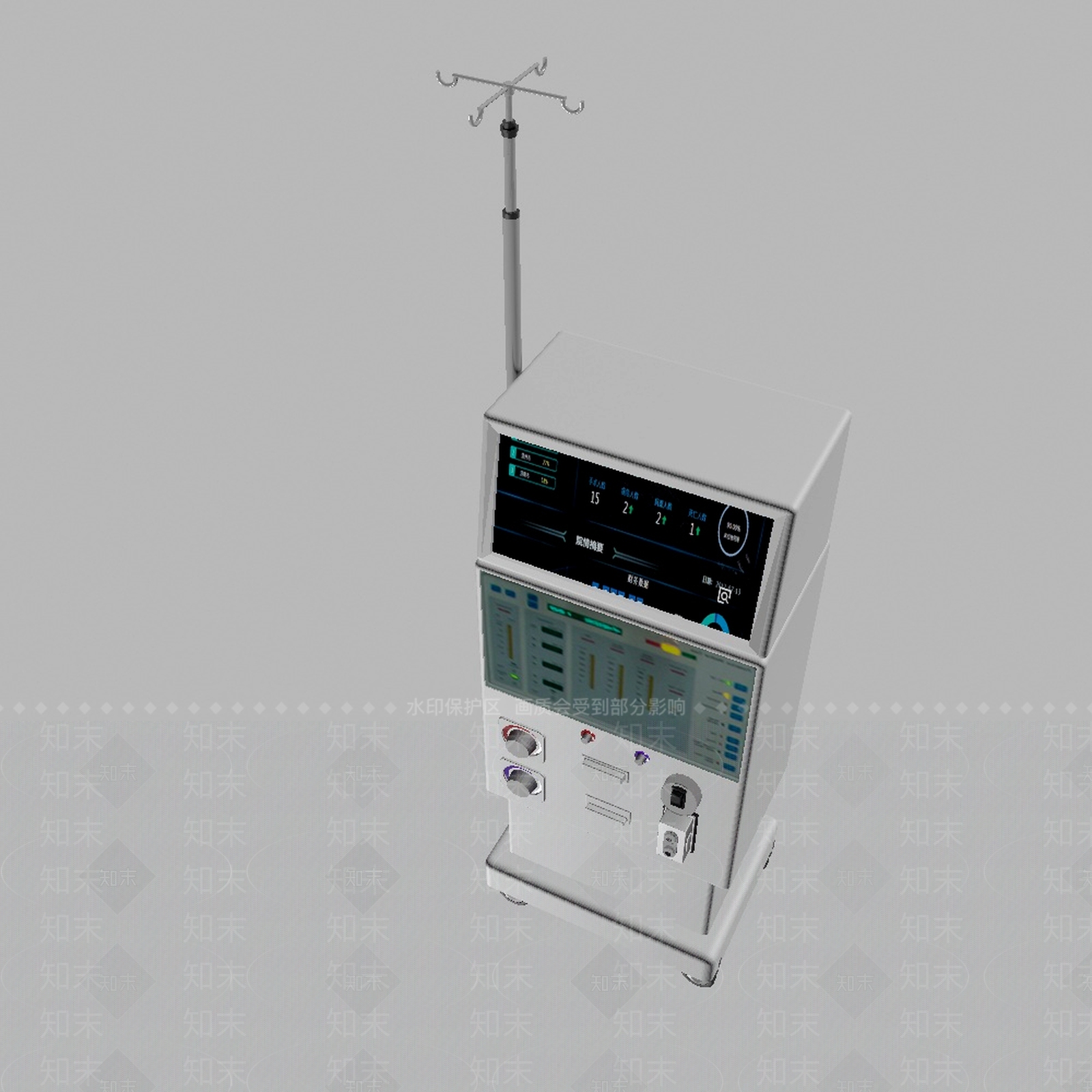 现代治疗仪3D模型下载【ID:862419404】