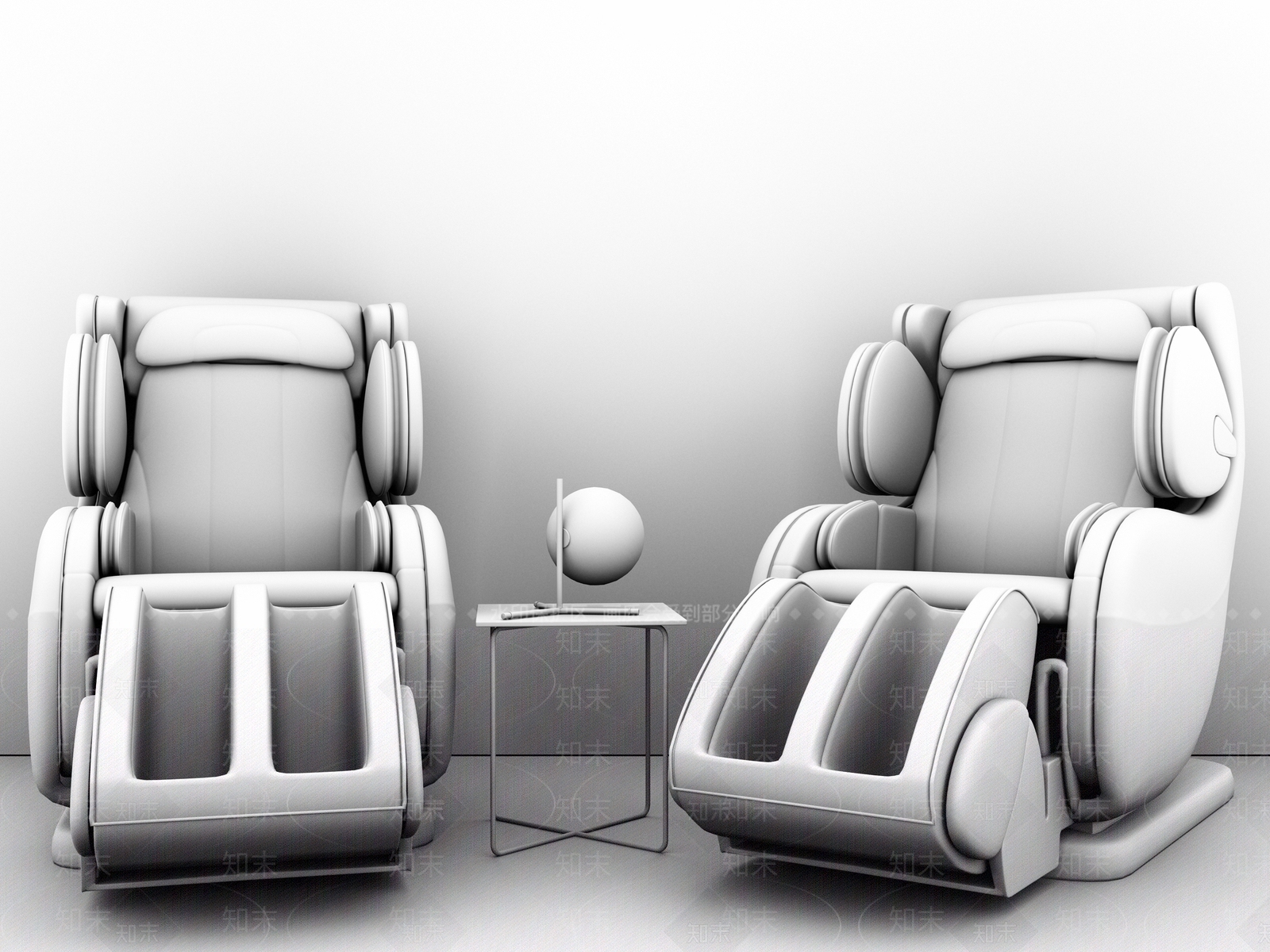 现代按摩椅3D模型下载【ID:962424876】