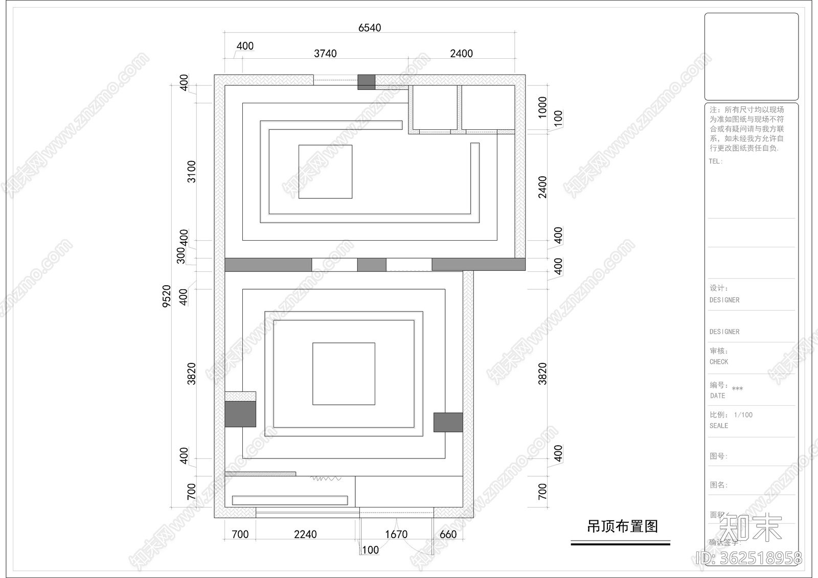 女装店灰色调施工图cad施工图下载【ID:362518958】