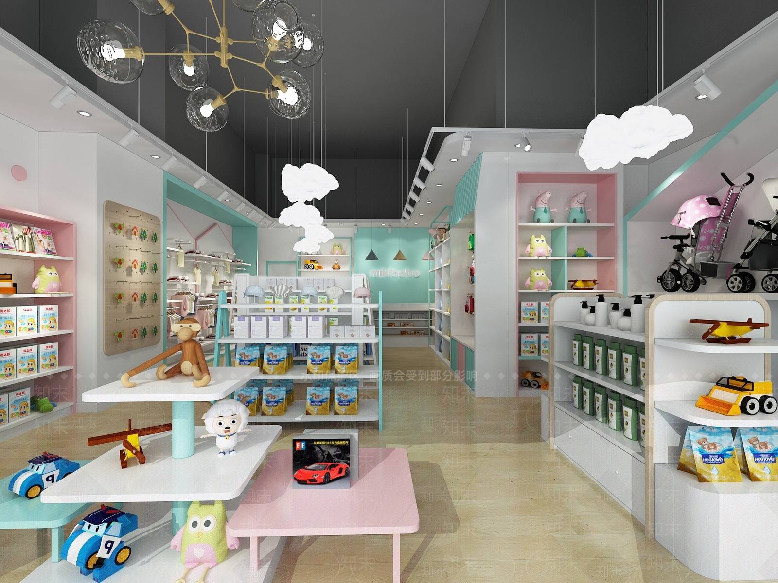 北欧母婴店3D模型下载【ID:262532204】
