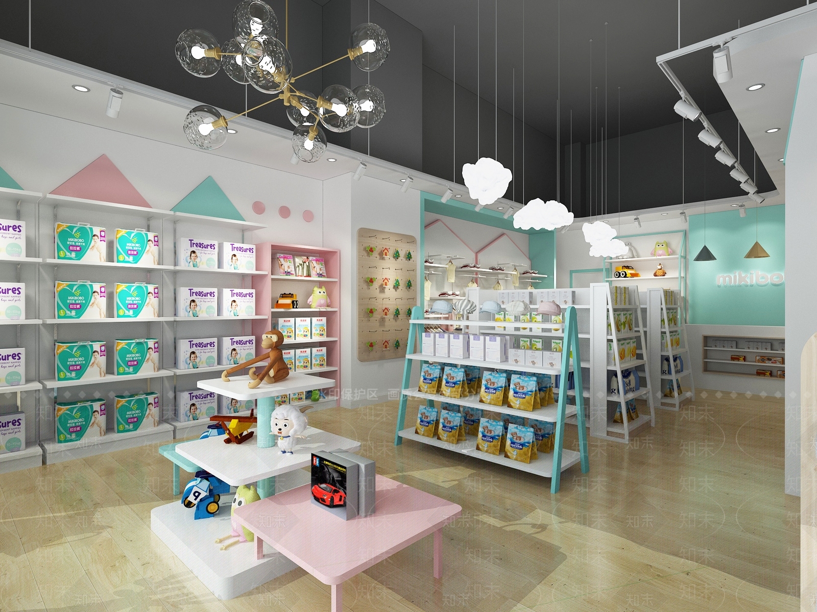 北欧母婴店3D模型下载【ID:262532204】
