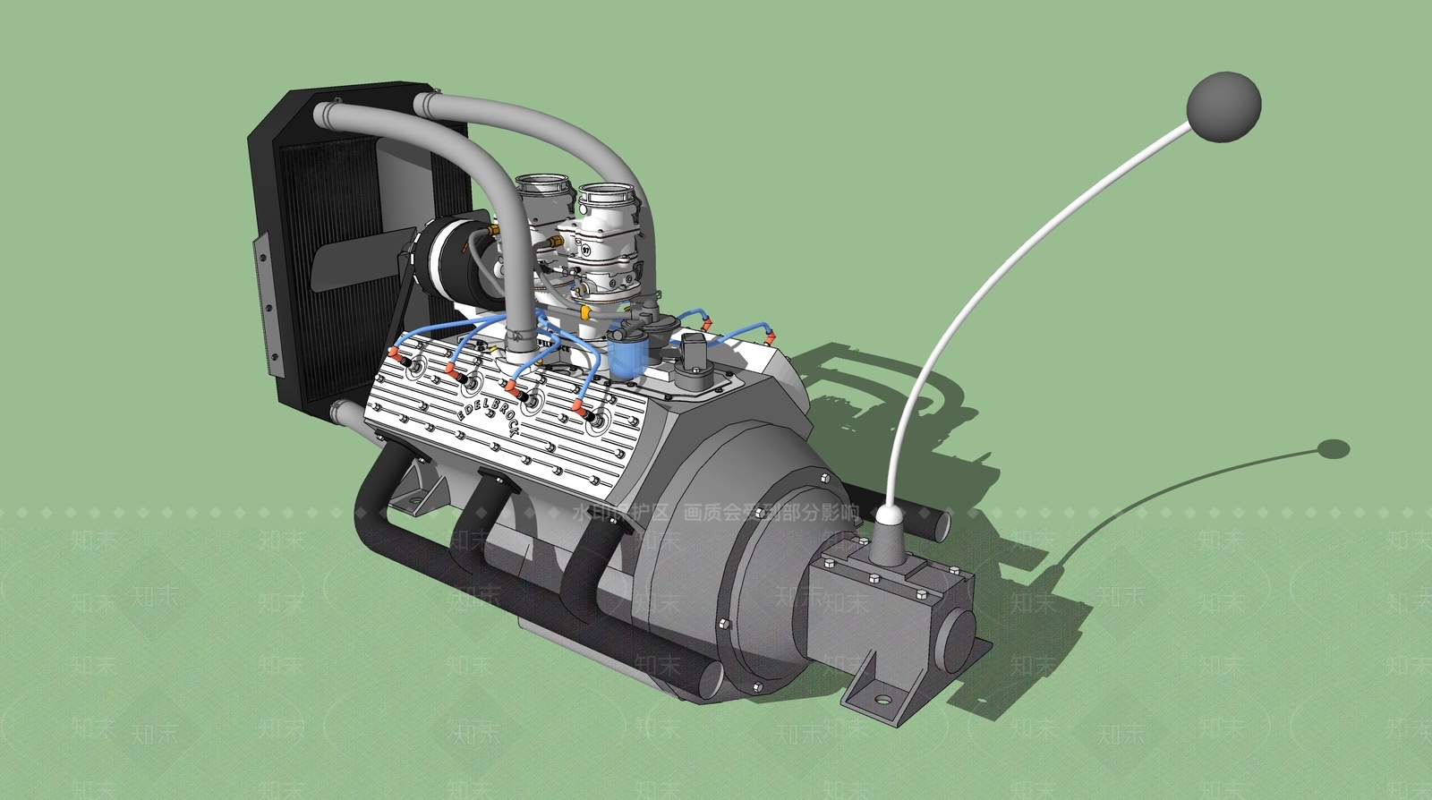 现代风格风力发电机SU模型下载【ID:762617289】