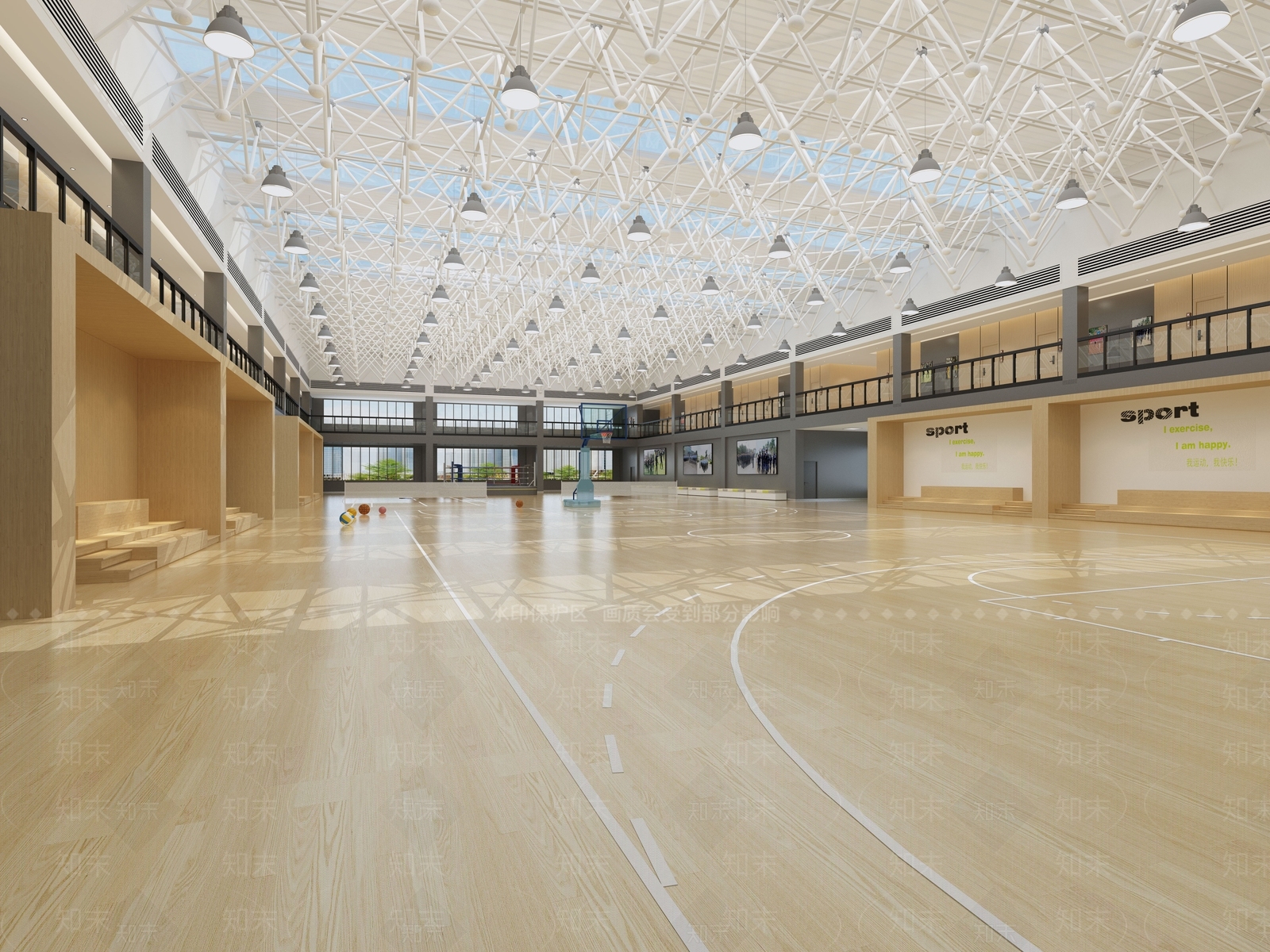 现代体育馆3D模型下载【ID:362635010】